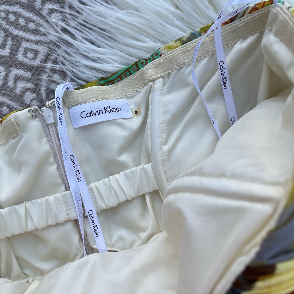 Calvin Klein Strapless Multicolor Pattern Babydol… - image 3